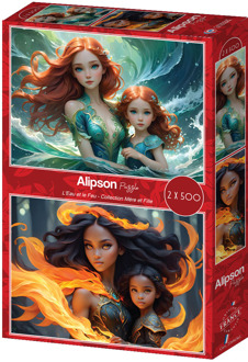 Water and Fire - Mother & Daughter Collection Puzzel (2x 500 stukjes)