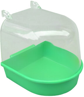 Water Bad Voor Huisdier Parkiet Vogels Papegaaien Kooi Opknoping Accessoire Kom Vogel Bad Huisdier Vogels Kooi Opknoping Bad Douche vogel groen