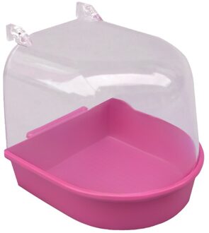 Water Bad Voor Huisdier Parkiet Vogels Papegaaien Kooi Opknoping Accessoire Kom Vogel Bad Huisdier Vogels Kooi Opknoping Bad Douche vogel rood