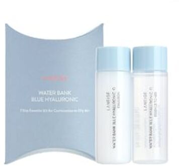 Water Bank Blue Hyaluronic 2 Step Essential Kit For Combination To Oily Skin 2 pcs