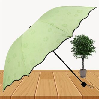 Water Bloeiende Paraplu Drievoudige Vinyl Zon Beschermende Kleine Verse Parasol Zonnescherm Kids Paraplu Voor Jongen Xiaomi Flowering fruit