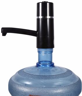 Water Dispenser Draadloze Batterij Water Fles Pomp Dispenser Drinkwater Flessen Zuig Unit Water Dispenser zwart