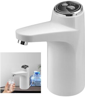 Water Dispenser, Elektrische Drinkwater Pomp Draagbare Water Dispenser Universele Usb Opladen Water Flessen Pomp wit