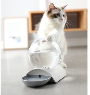 Water Dispenser Huisdier Automatische Cyclus Filtering Huisdier Voedsel Gebruiksvoorwerpen Water Modi Stille Waterpomp licht grijs