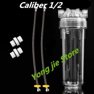 Water filter behuizing water filter 1/4 1/2 water filter vervangende onderdelen 1/4 water filter behuizing 10 5