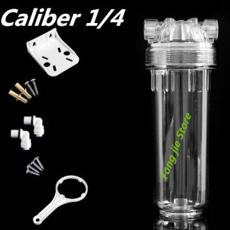 Water filter behuizing water filter 1/4 1/2 water filter vervangende onderdelen 1/4 water filter behuizing 10 7