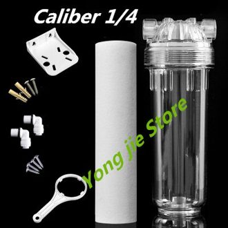 Water filter behuizing water filter 1/4 1/2 water filter vervangende onderdelen 1/4 water filter behuizing 10