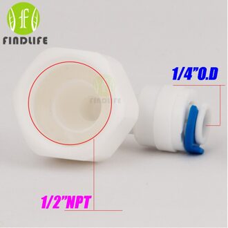 Water Filter Onderdelen 5 stks 1/4 "OD Buis * 1/2" NPT BSP Elbow Vrouwelijke Snelkoppeling voor ro waterzuiveraar systeem 4048N