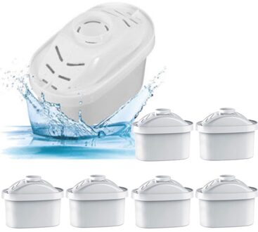 Water Filter Voor Water Pitcher 6 Stks/partij Huishoudelijke Zuiveren Ketel Directe Drinkwater Filter Actieve Kool Vervanging