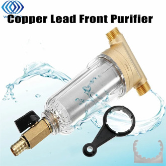 Water Filters Front Purifier Copper Lead Pre-filter Backwash Remove Rust Contaminant Sediment Pipe Stainless Steel Central