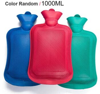 Water Fles 2000Ml Rubber Hoge Dichtheid Winter Handwarmer Draagbare Dikke Warm Water Fles Meisjes Pocket Voeten Water tas 1stk 1000ml