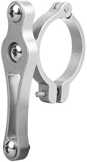 Water Fles Clip Kooi Fiets Mtb Water Fles Clip Kooi Houder Klem Stuur Beugel Zadelpen Voorvork Frame Buis # 0619LJC zilver