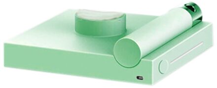 Water Fles Draagbare Luchtbevochtiger Oplaadbare Aromatherapie Aroma Usb Luchtbevochtiger Air Diffuser Met Night Lamp groen