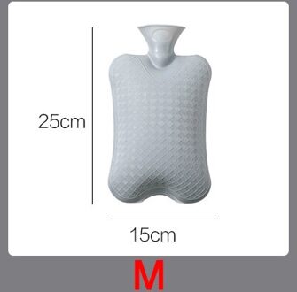 Water Fles Injectie Handwarmer Warm Dekbed Pvc Warme Tas Compact En Draagbare Warm Kindje Opladen Elektrische -water Bag A2 M grijs
