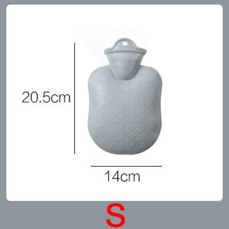 Water Fles Injectie Handwarmer Warm Dekbed Pvc Warme Tas Compact En Draagbare Warm Kindje Opladen Elektrische -water Bag A2 S grijs