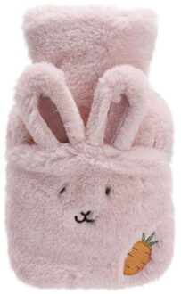 Water Fles Irrigatie Effen Kleur Pluche Dikke Pvc Silicone Rubber Warmwaterkruik Hand Warmers Warm Paleis Warme Zak