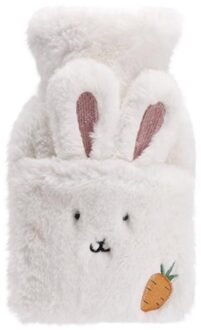 Water Fles Irrigatie Effen Kleur Pluche Dikke Pvc Silicone Rubber Warmwaterkruik Hand Warmers Warm Paleis Warme Zak