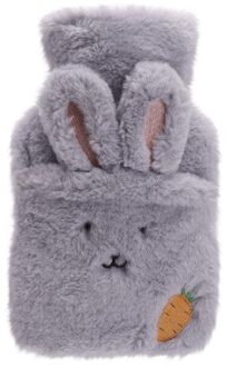 Water Fles Irrigatie Effen Kleur Pluche Dikke Pvc Silicone Rubber Warmwaterkruik Hand Warmers Warm Paleis Warme Zak