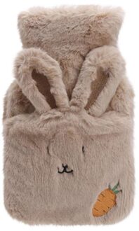 Water Fles Irrigatie Effen Kleur Pluche Dikke Pvc Silicone Rubber Warmwaterkruik Hand Warmers Warm Paleis Warme Zak