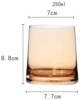 Water Fles Koffie Cup Hittebestendig Glas Cup Sterrenhemel Mok Whisky Glas Cups Kerstmis Sturen Vriend Bruin