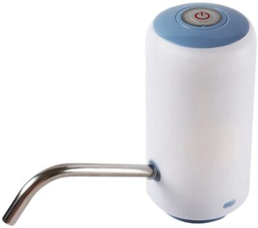 Water Fles Pomp 5 Gallon Usb Opladen Draagbare Elektrische Automatische Jug Drinken Dispenser Voor Thuis Camping Kantoor Marineblauw