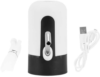 Water Fles Pomp Water Dispenser Pomp Water Fles Pomp Usb Opladen Elektrische Drinkwater Dispenser Kit Voor Home Office wit