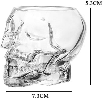 Water Fles Schedel Hoofd Drank Glas Wijn Gothic Glas Huishouden Bar Gebruiksvoorwerpen Drankjes Servies Whiskey Wijn Schedel Cup