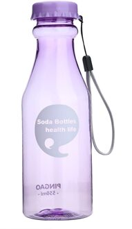 Water Flessen Outdoor Sport Running Reizen Thee Flessen Dull Poolse Plastic 550Ml Waterkoker Drinkware Keuken Dull Poolse Plastic