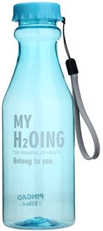 Water Flessen Outdoor Sport Running Reizen Thee Flessen Dull Poolse Plastic 550Ml Waterkoker Drinkware Keuken Dull Poolse Plastic