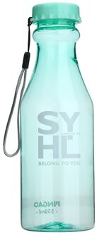 Water Flessen Outdoor Sport Running Reizen Thee Flessen Dull Poolse Plastic 550Ml Waterkoker Drinkware Keuken Dull Poolse Plastic