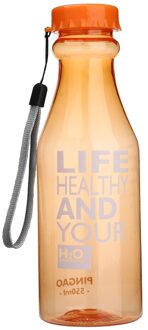 Water Flessen Outdoor Sport Running Reizen Thee Flessen Dull Poolse Plastic 550Ml Waterkoker Drinkware Keuken Dull Poolse Plastic