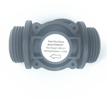 Water Flow Sensor Fuel Flow Meter Water Meter Sensor Flowmeter Water Sensor Teller Indicator Hall Effect Sensor 1-60L/Min