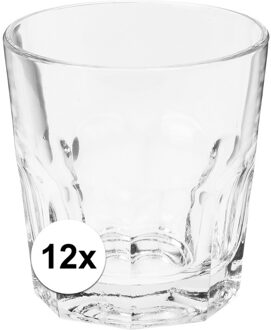 Water glazen 12 stuks - Drinkglazen Transparant