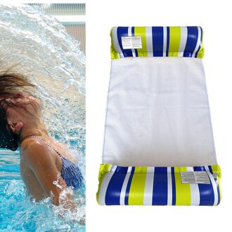 Water Hangmat Opvouwbare Drijvende Stoel 120X70Cm Reizen Lounge Zadel Drifting blauw