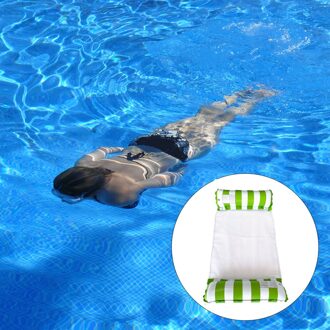 Water Hangmat Opvouwbare Drijvende Stoel 120X70Cm Reizen Lounge Zadel Drifting gras groen