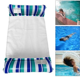 Water Hangmat Opvouwbare Drijvende Stoel 120X70Cm Reizen Lounge Zadel Drifting groen