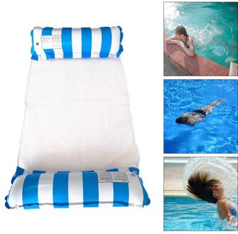 Water Hangmat Opvouwbare Drijvende Stoel 120X70Cm Reizen Lounge Zadel Drifting licht blauw