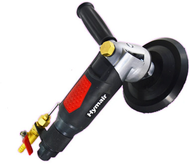 Water-injection pneumatic water mill machine 5" professional air wet sander/polisher stone polishing machine