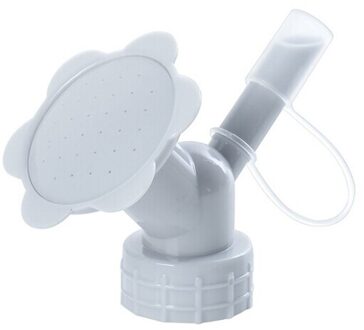 Water Kan Tuin 2In1 Plastic Sprinkler Nozzle Voor Bloem Waterers Fles Gieters Sprinkler grijs