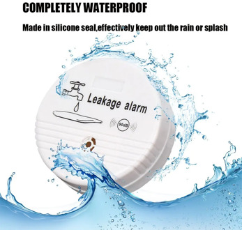 Water Leakage Sensor 85dB Water Level Alarm Battery Powered Water Security System