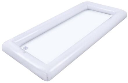 Water Luchtbedden Bier Tafel Opblaasbare Drijvende Zwemmen Matras Zee Zwemmen Ring Zwembad Party Drijvende Bed Voor Zwemmen