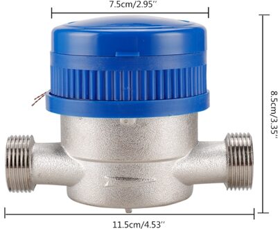 Water Meter Mechanische Roterende Vleugel 0-30 ℃ Koud Water Meter TYPE-E Qn 1.5m 3/H