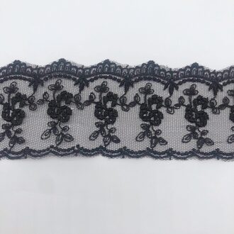 Water Oplosbare Kant Mesh Borduurwerk Rozen Stof Bilaterale Kant Diy Rok Lolita Kleding Accessoires Ambachten Naaien Linten 3 Yards / LA-2-64-B