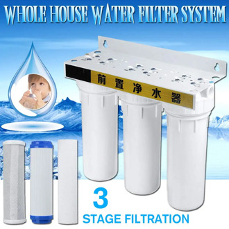 Water Purifier 3 Filter Cartridge PP UDF CTO System Water Filters For Household straight drinking water purifier