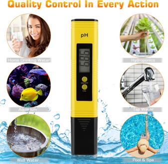 Water Quality Tester Ph Meter Pen Filter Automatische Kalibratie Monitor Voor Aquarium Zwembad Digitale Lcd Ph Meter