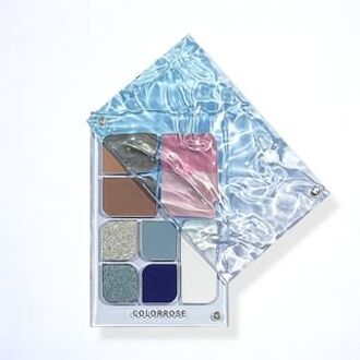 Water Ripple Series Comprehensive Makeup Palette - 2 Types CR776 Cream Iris Blue - 10g