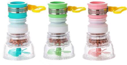 Water Saver Kan Telescopische Tap Water Filter Gereedschap Keuken Badkamer Accessoires Sprinkler Filter Kraan Extenders 3stk met filter ston