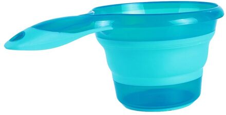 Water Scoop Vouwen Water Pollepel Inklapbare Lepels Keuken Badkamer Scoop Bad Douche Wassen Keukengerei Keuken Gadgets blauw