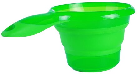Water Scoop Vouwen Water Pollepel Inklapbare Lepels Keuken Badkamer Scoop Bad Douche Wassen Keukengerei Keuken Gadgets groen