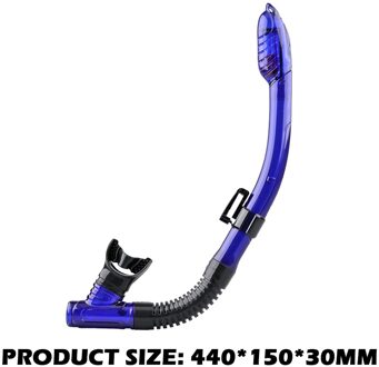 Water Sport Zwemmen Duiken Snorkelen Professionele Snorkel Droge Beademingsbuis Onderwater Duiken Snorkelen Air Blauw